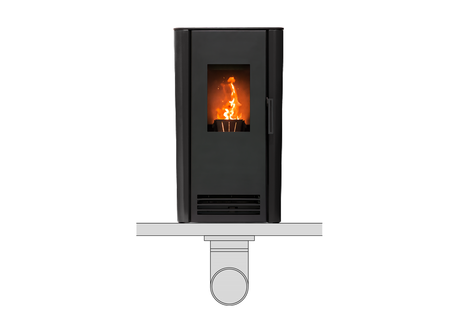 ほのか床下温風吹出仕様[PS-631FOM] 正面